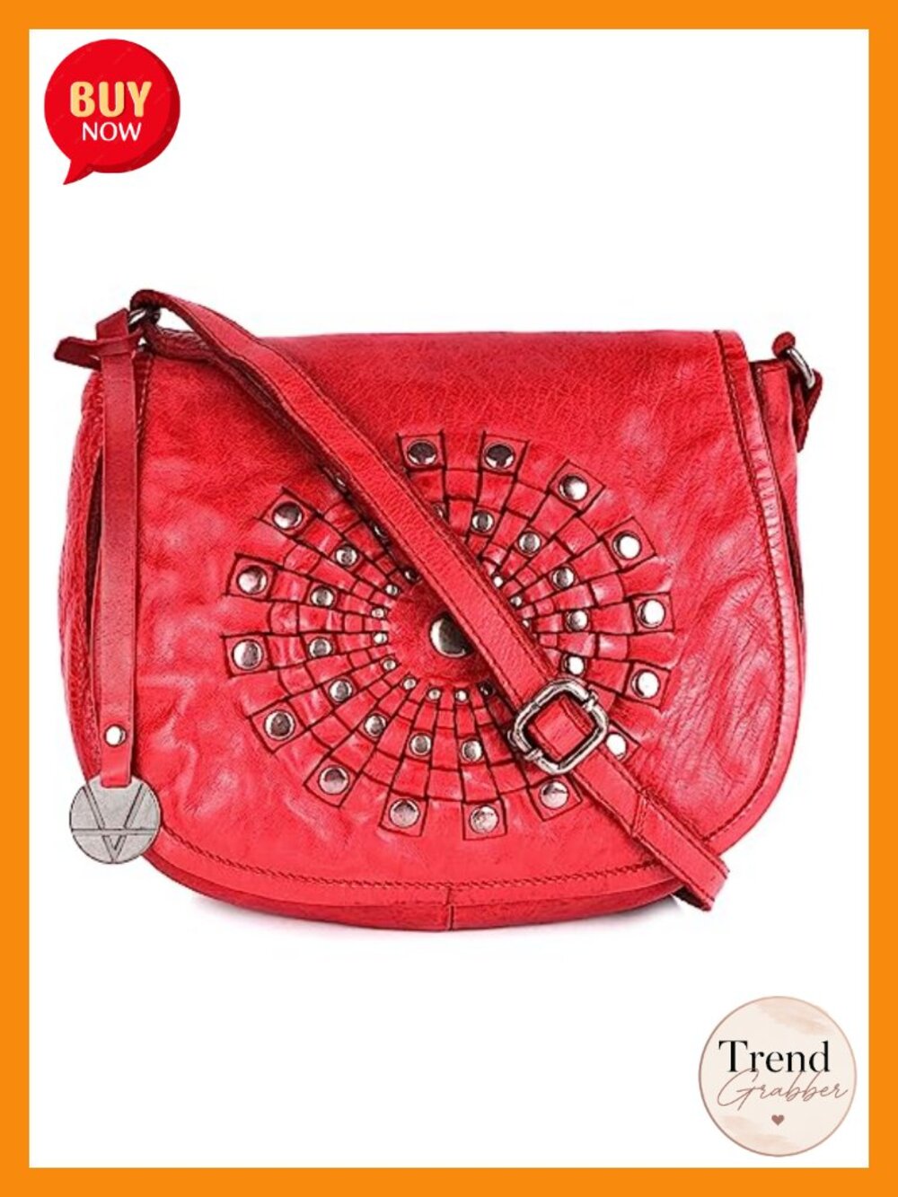 Genuine Leather Crossbody Sling Bag Women Adjustable Strap Casual Purse